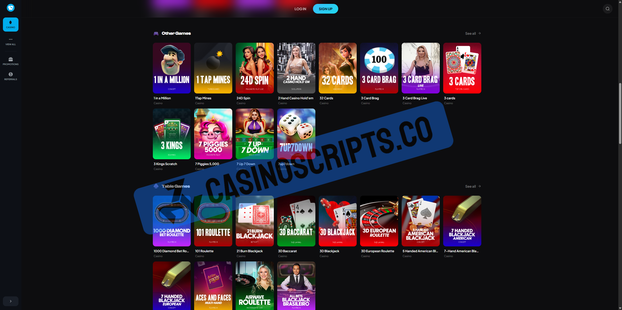 Shuffle | Premium Casino Script + Installation + Slots & Live Games API 